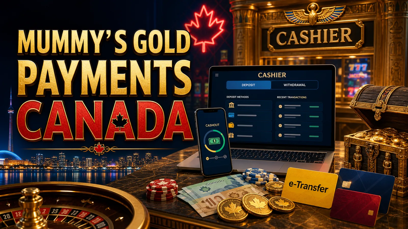 Mummy's Gold Casino Payments and Withdrawals content image